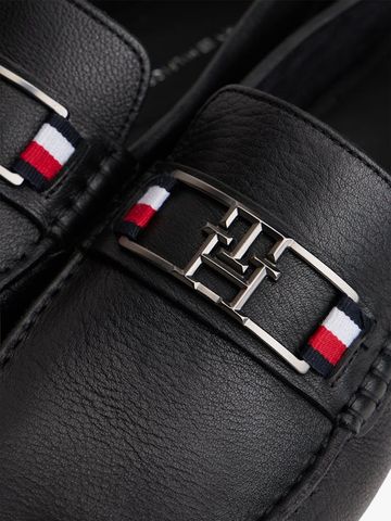 Tommy Hilfiger - Giày tây Nam Textured Leather Driver Loafers