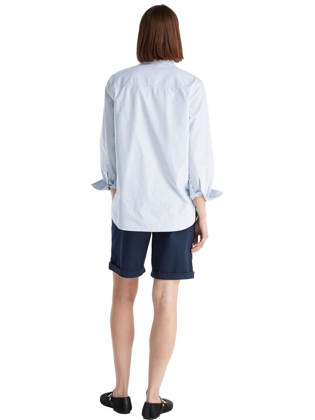 Tommy Hilfiger - Quần ngắn nữ Cotton Twill Slim Short