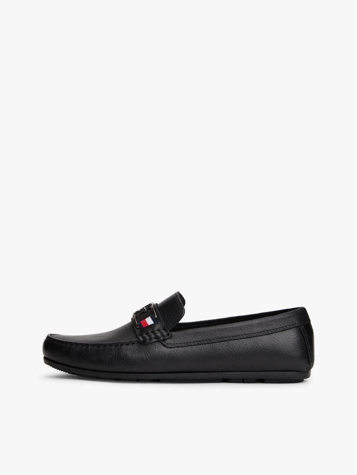 Tommy Hilfiger - Giày tây Nam Textured Leather Driver Loafers