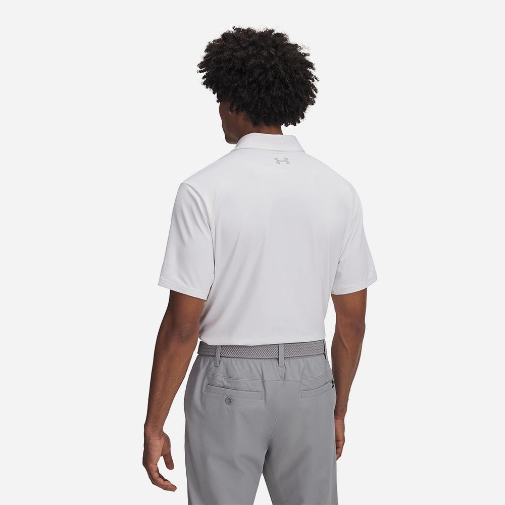 Under Armour - Áo thun có cổ nam Drive Team Dual Stripe Golf Polo