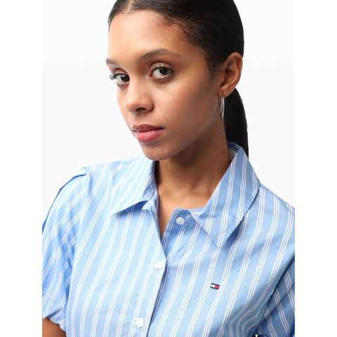 Tommy Hilfiger - Đầm Nữ Soft Poplin Puff Short Sleeve Dress