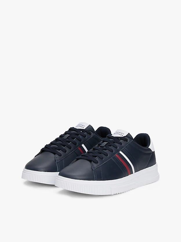 Tommy Hilfiger - Giày nam Modern Cupsole Stripes Leather Shoes