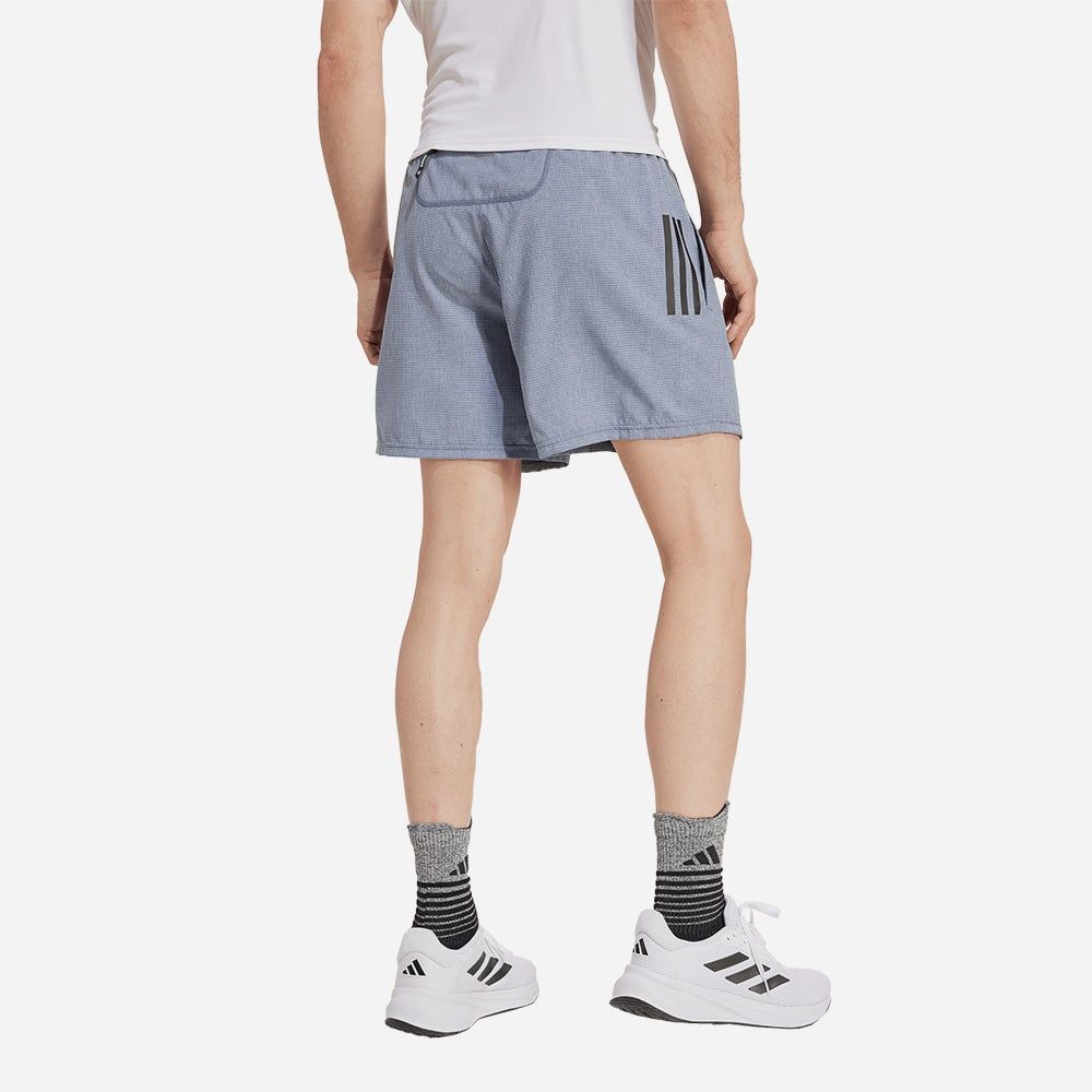 adidas - Quần ngắn chạy bộ Nam Men's Adidas Own The Run Shorts - Gray