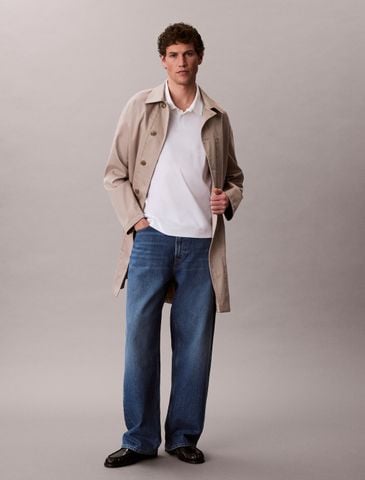 Calvin Klein - Áo Thun Có Cổ Nam Mercerized Slim Polo