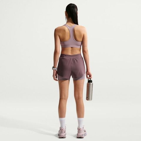 Nike - Quần Ngắn Chạy Bộ Nữ Swift Dri-Fit Mid-Rise 2-In-1 Running Shorts