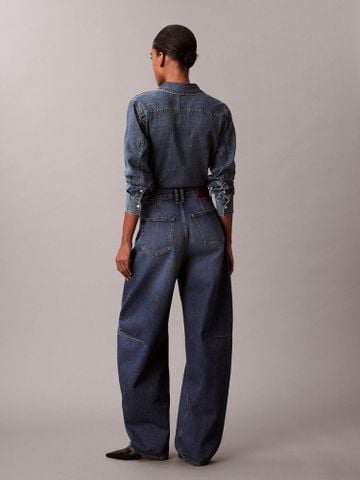 Calvin Klein - Quần Jean Dài Nữ Extreme Barrel Jeans