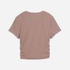 Puma - Áo Tay Ngắn Thể Thao Nữ Cloudspun Rib Tee Sandstone
