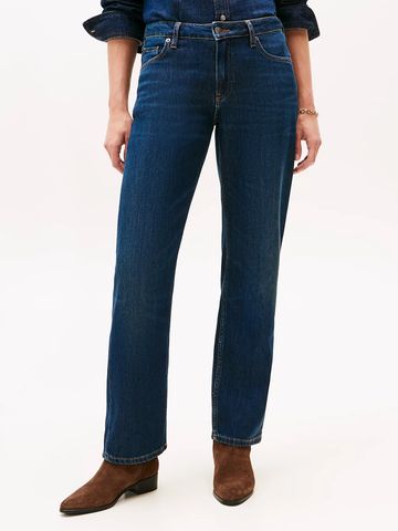Tommy Hilfiger - Quần jeans dài nữ High Rise Straight Leg Jeans