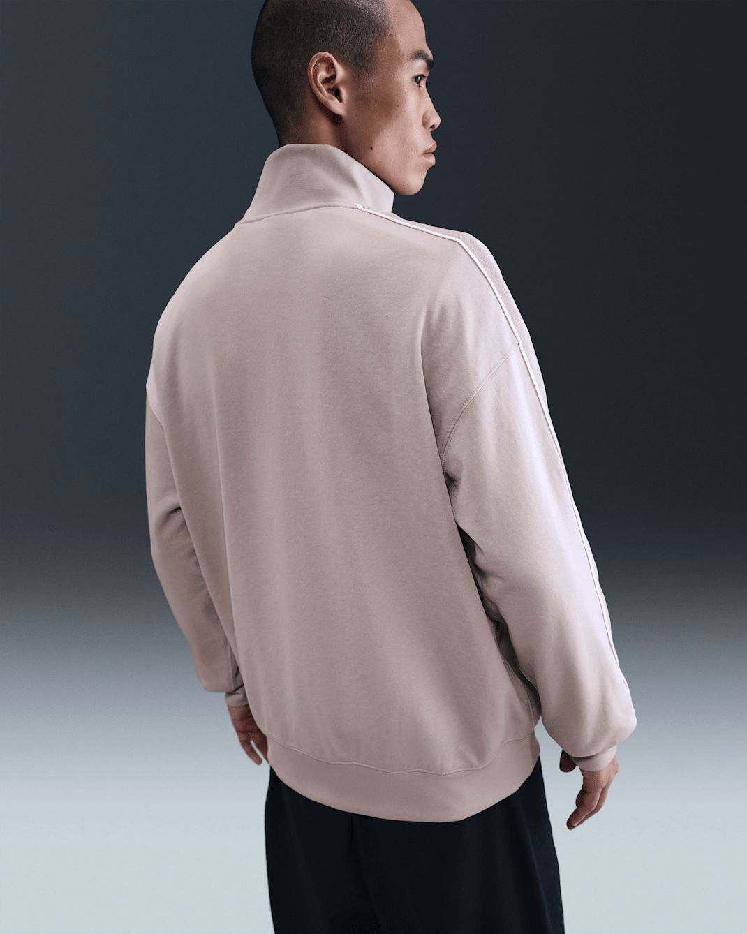 Nike - Áo khoác nỉ thể thao Nam Club Men's Oversized Knit Tracksuit Jacket