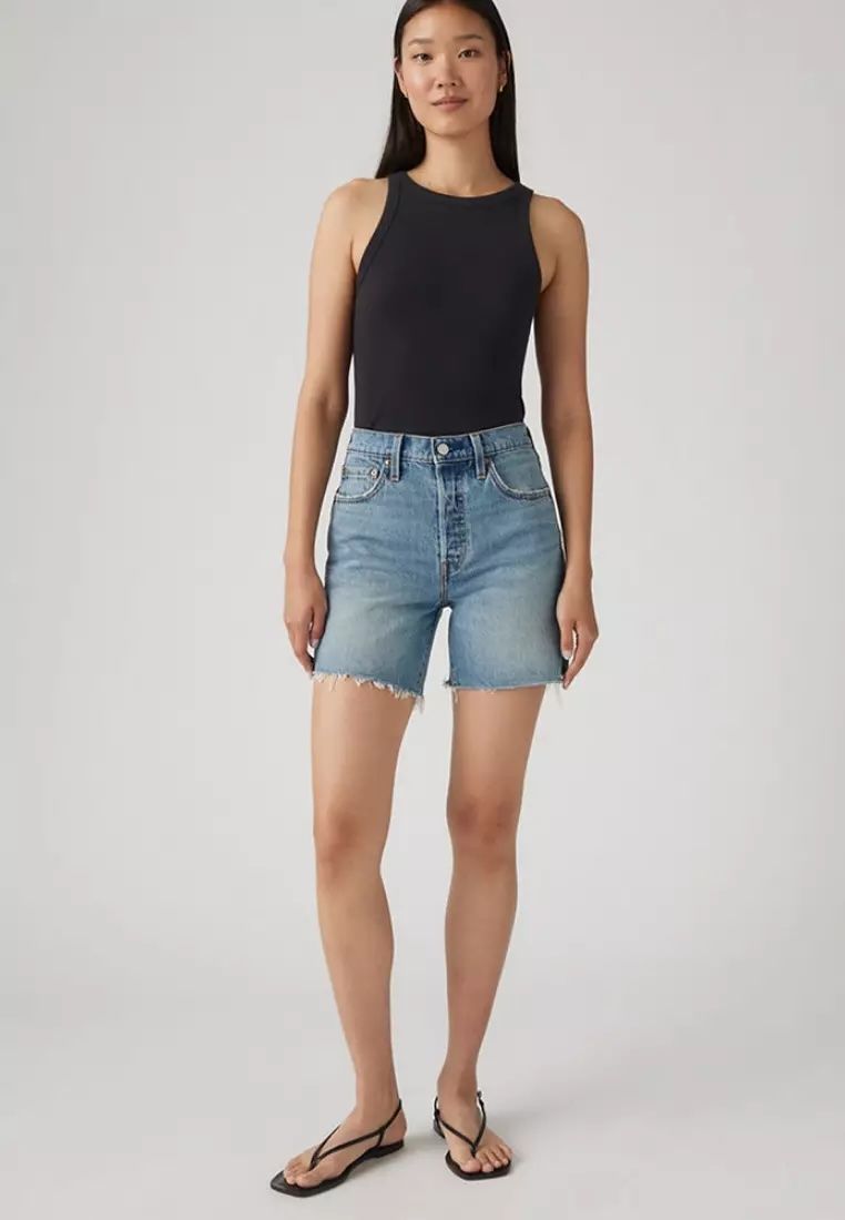 Levi's - Quần jeans ngắn nữ Women's 501® Original High-Rise Mid-Thigh Jean