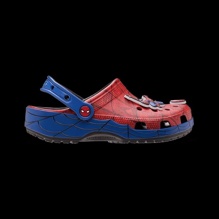 Crocs - Xăng đan trẻ em Classic Clog Kid Spiderman Web Lifestyle