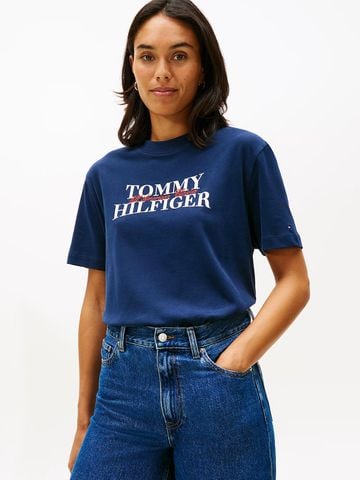 Tommy Hilfiger - Áo Thun Tay Ngắn Nữ Classic Modern Crew Neck Short Sleeve Tee