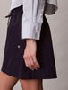 Calvin Klein - Áo Sơ Mi Nữ Cropped Cotton Poplin Stripe Shirt