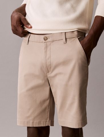 Calvin Klein - Quần Kaki Ngắn Nam Refined Stretch Chino Short