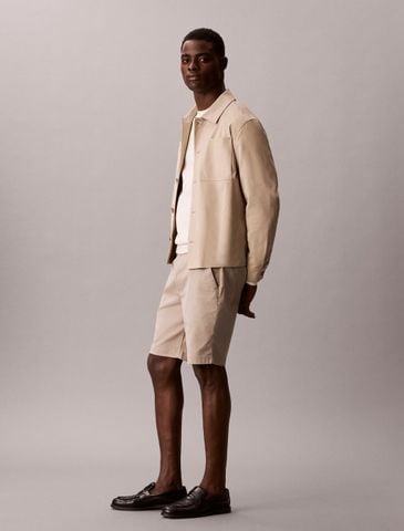 Calvin Klein - Quần Kaki Ngắn Nam Refined Stretch Chino Short