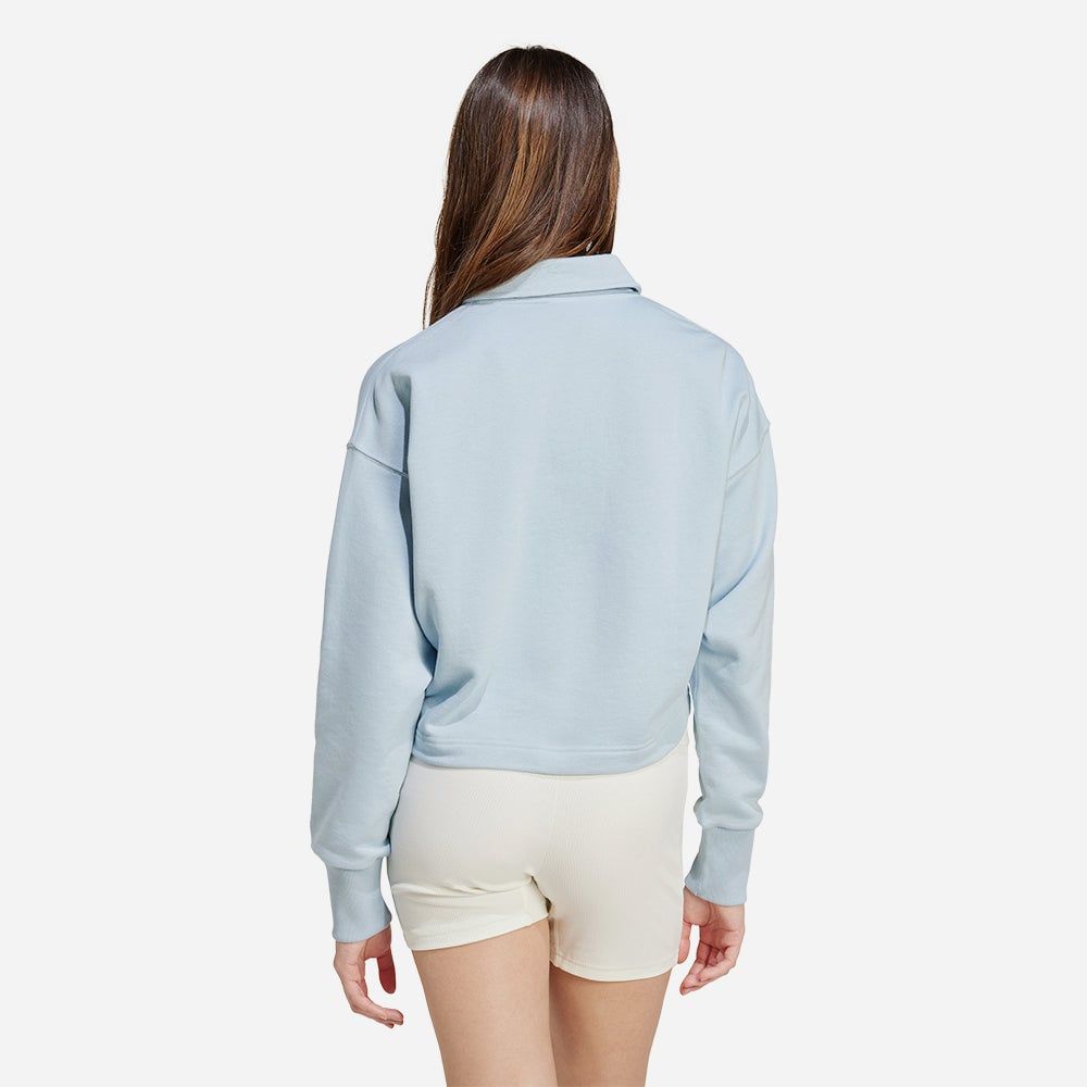 adidas - Áo thun tay dài Nữ Men's Adidas All Szn French Terry Sweatshirt - Blue