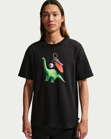 Nike - Áo Tay Ngắn Thể Thao Nam Nữ Action Outdoor Skateboarding Loose Dino Keychain