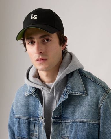 Levi's - Nón lưỡi trai nam Monogram Cap - Black