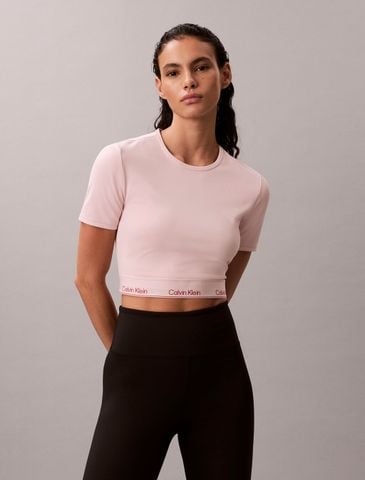 Calvin Klein - Áo thun thể thao nữ Modern Sport Cropped Tee