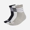Adidas - Vớ Unisex 3-Stripes Essentials Cotton Mid 3 Pairs