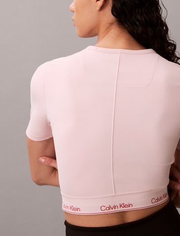 Calvin Klein - Áo thun thể thao nữ Modern Sport Cropped Tee - 3
