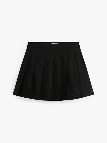 Tommy Hilfiger - Váy nữ Timeless Wool Blend Pleated Mini Skirt