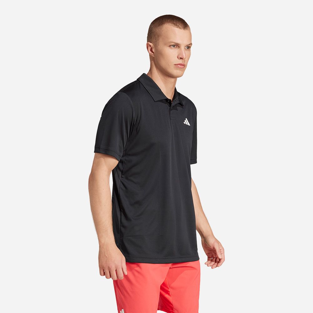 adidas - Áo thun có cổ quần vợt Nam Men's Adidas Tennis Club Polo Shirt - Black