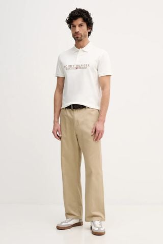 Tommy Hilfiger - Áo thun có cổ polo tay ngắn nam Icon Luxury Interlock Regular Polo