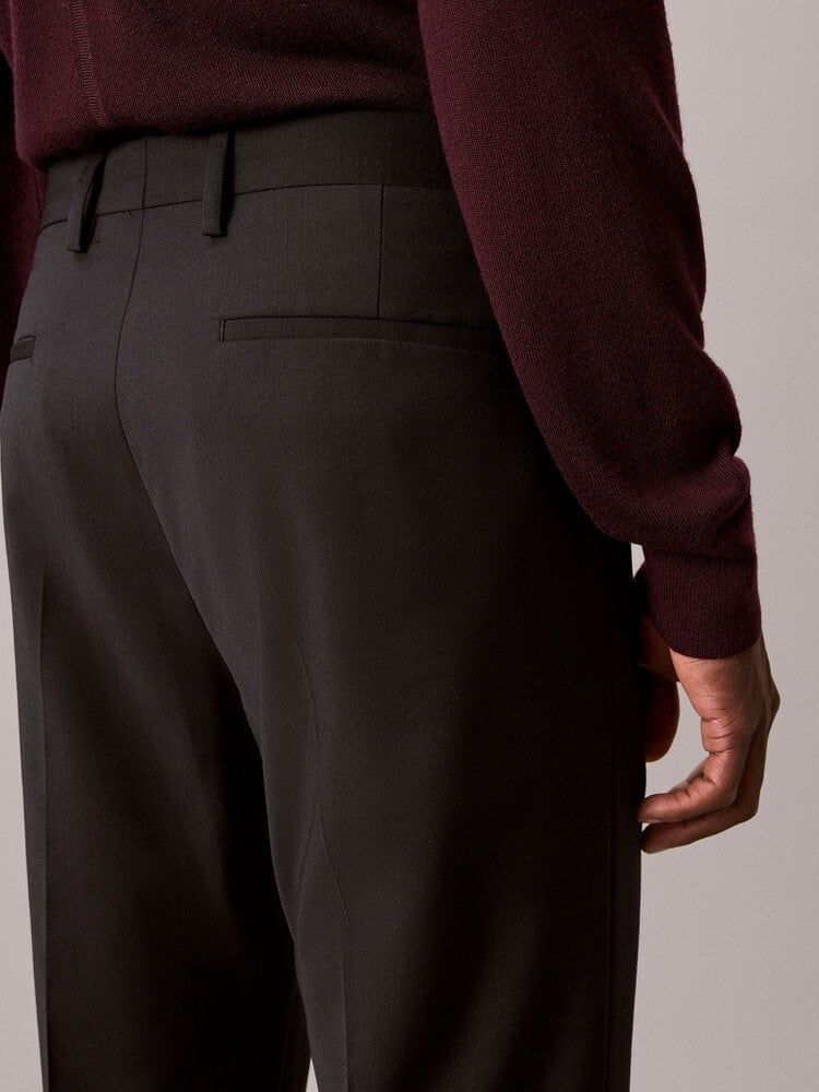 Calvin Klein - Quần tây nam Tropical Wool Slim Trouser