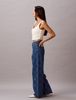 Calvin Klein - Quần jeans ống rộng nữ Allover Monogram Low Rise Baggy Jeans