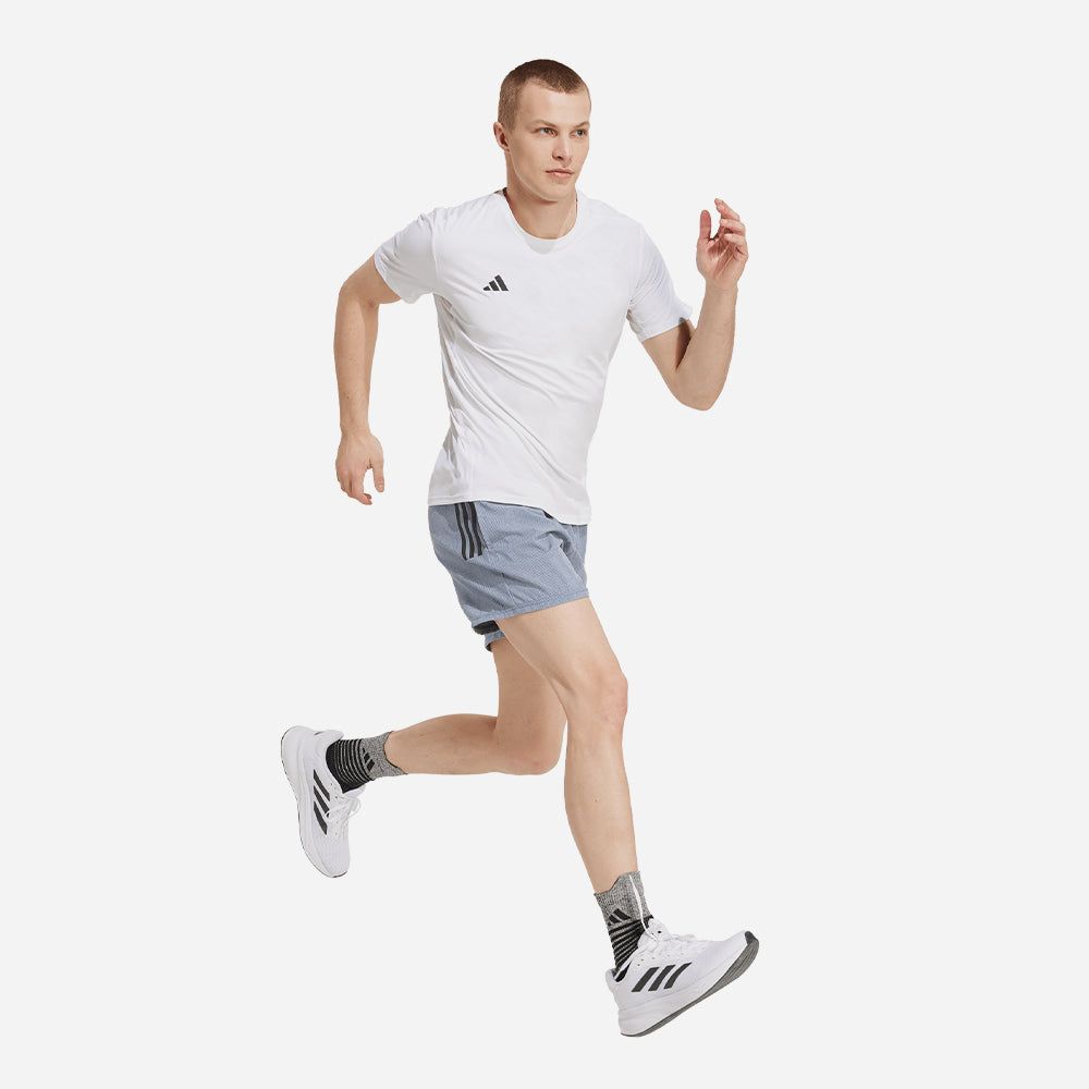 adidas - Quần ngắn chạy bộ Nam Men's Adidas Own The Run Shorts - Gray