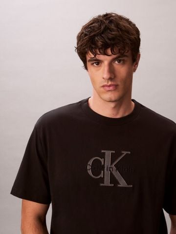 Calvin Klein - Áo Thun Tay Ngắn Nam Monologo Outline Graphic Classic T-Shirt