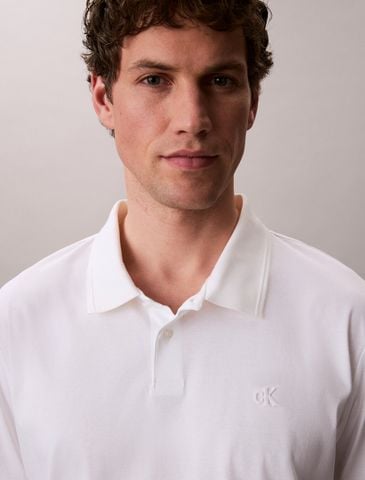 Calvin Klein - Áo Thun Có Cổ Nam Mercerized Slim Polo