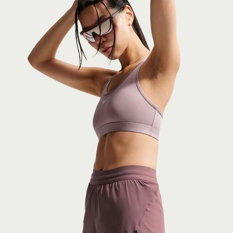 Nike - Quần Ngắn Chạy Bộ Nữ Swift Dri-Fit Mid-Rise 2-In-1 Running Shorts