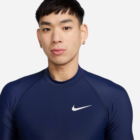 Nike - Áo Rashguard Nam Swimming Top Long Sleeve UV Shirt Hydroguard