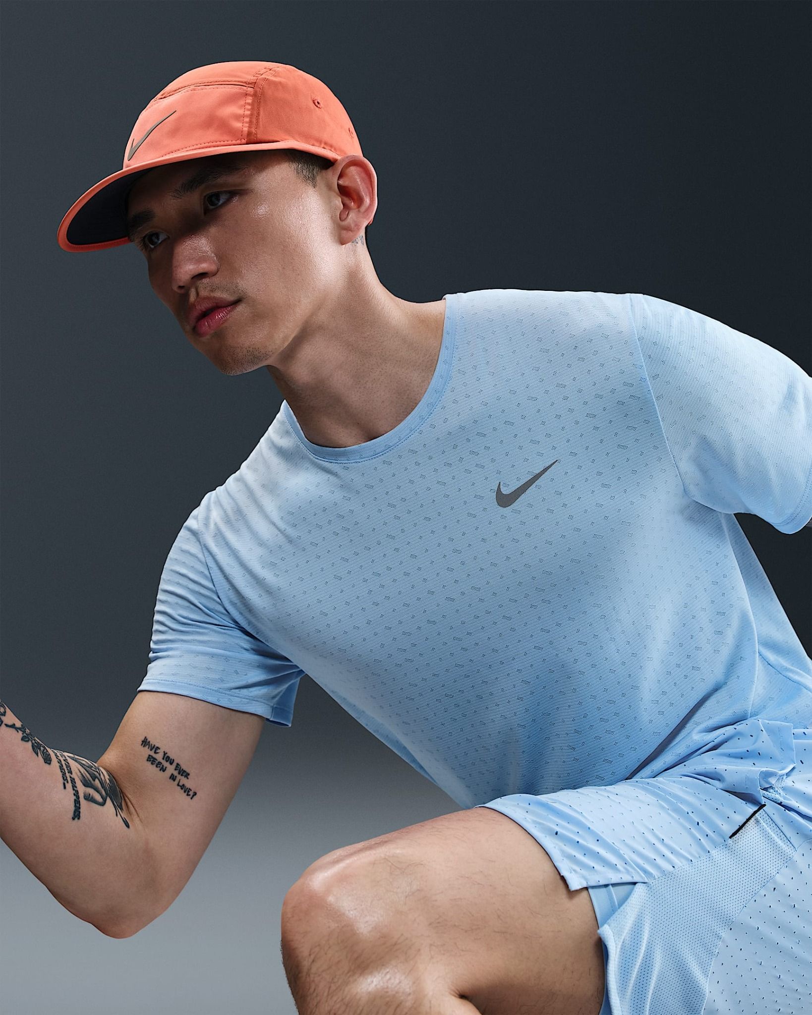 Nike Áo tay ngắn thể thao Nam Miler Breathe Men's Dri-FIT Short