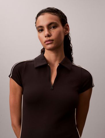 Calvin Klein - Đầm Polo Nữ Tech Knit Polo Mini Dress