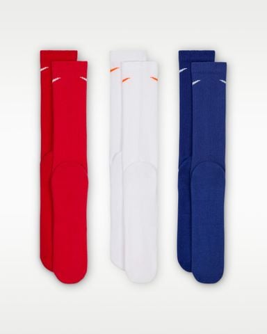 Nike - Vớ Tập Luyện Nam Everyday Plus Cushioned Crew (3 Đôi)