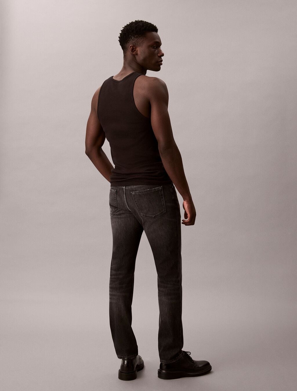 Calvin Klein - Quần jeans dài nam 37.5 Slim Black Jeans