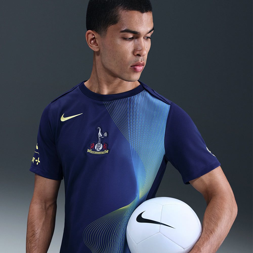Nike - Áo đá banh Nam Men's Tottenham Hotspur Academy Pro Dri-Fit Total 90 Pre-Match Football Jersey - Navy
