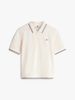 Tommy Hilfiger - Áo Polo Nữ Script Lyocell Zip Short Sleeve Polo
