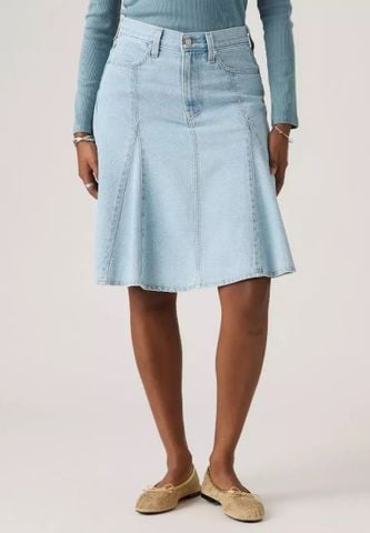 Levi's - Váy Jean Nữ Godet Knee-Length Skirt