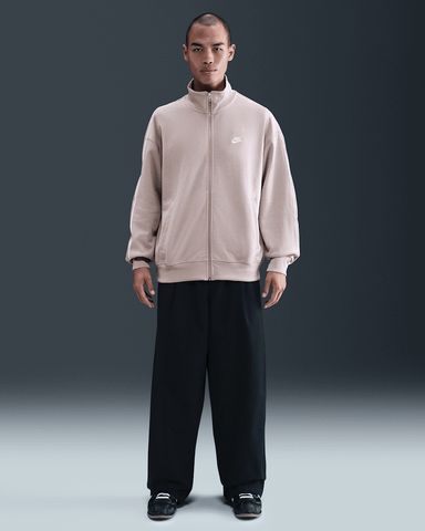 Nike - Áo khoác nỉ thể thao Nam Club Men's Oversized Knit Tracksuit Jacket