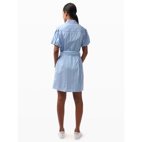 Tommy Hilfiger - Đầm Nữ Soft Poplin Puff Short Sleeve Dress
