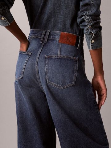 Calvin Klein - Quần Jean Dài Nữ Extreme Barrel Jeans