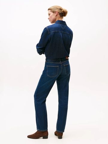 Tommy Hilfiger - Quần jeans dài nữ High Rise Straight Leg Jeans