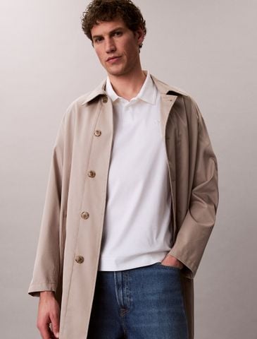 Calvin Klein - Áo Thun Có Cổ Nam Mercerized Slim Polo