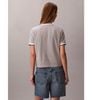 Calvin Klein - Áo Thun Tay Ngắn Nữ Monogram Stripe Trim Tee