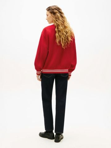 Tommy Hilfiger - Áo Bomber Nữ DF Wool Varsity Bomber