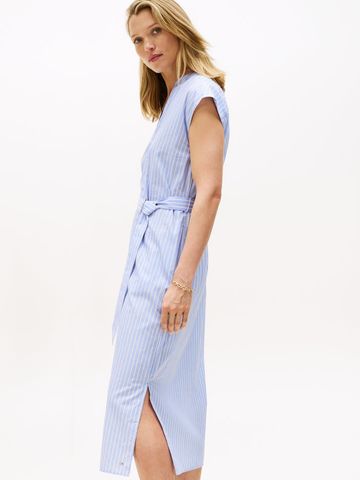 Tommy Hilfiger - Đầm nữ Poplin Belted Midi Dress
